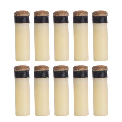 Alomejor 10pcs Cue Tips Pool Billiards Rod Stick Replacement Parts Repair Tool Supplies Accessories ?10mm/11mm/12mm/13mm?Optional Size?(11mm)