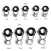 90Pcs 9Size Stainless Steel Ceramics Fishing Rod Guides Fishing Rod Guides Tips Parts Fishing Rod Repair Kit view 3