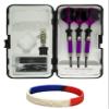 sure grip Viper Purple Soft Tip Darts with Dart Case & Accessories Choice of Flights 16 or 18 Grams Plus I Love Darts Bracelet (Pentathlon Vizion Swish Standard, 18) view 1