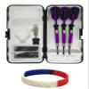 sure grip Viper Purple Soft Tip Darts with Dart Case & Accessories Choice of Flights 16 or 18 Grams Plus I Love Darts Bracelet (Harrows Retina Slim, 18) view 1