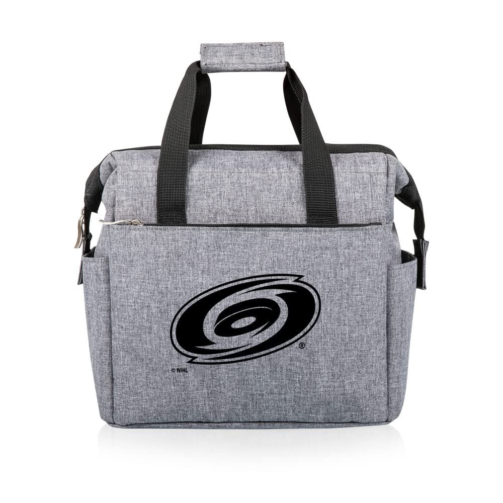 PICNIC TIME NHL Carolina Hurricanes On The Go Lunch Bag - Soft Cooler Lunch Box - Insulated Lunch Bag