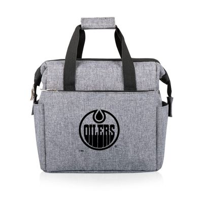 PICNIC TIME NHL Edmonton Oilers On The Go Lunch Bag - Soft Cooler Lunch Box - Insulated Lunch Bag