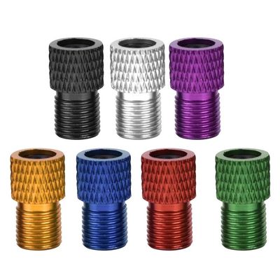 Valves Adapter 7Pcs Valve Converter Valve to Schrader for Bike Valve Adapter Inflate Tire Using