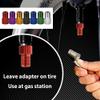 Valves Adapter 7Pcs Valve Converter Valve to Schrader for Bike Valve Adapter Inflate Tire Using view 4
