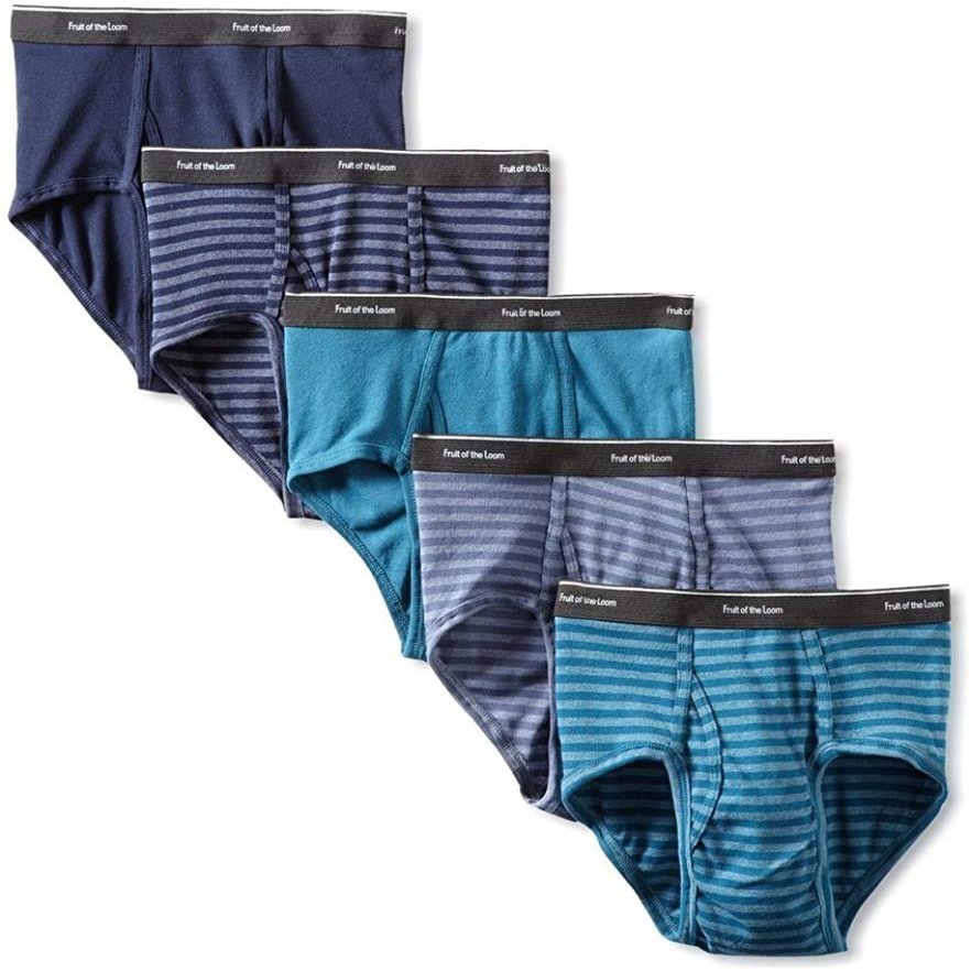 Fruit of the Loom Men's Fashion Briefs 5-Pack Assorted Colors