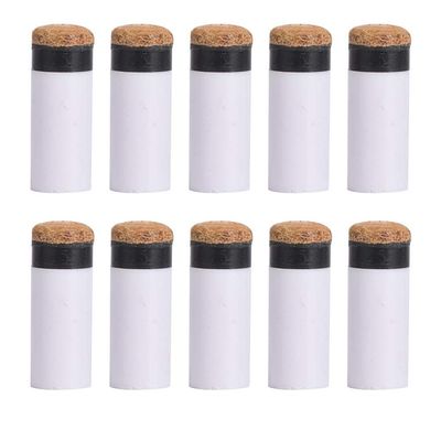 Alomejor 10pcs Cue Tips Pool Billiards Rod Stick Replacement Parts Repair Tool Supplies Accessories ?10mm/11mm/12mm/13mm?Optional Size?(13mm)
