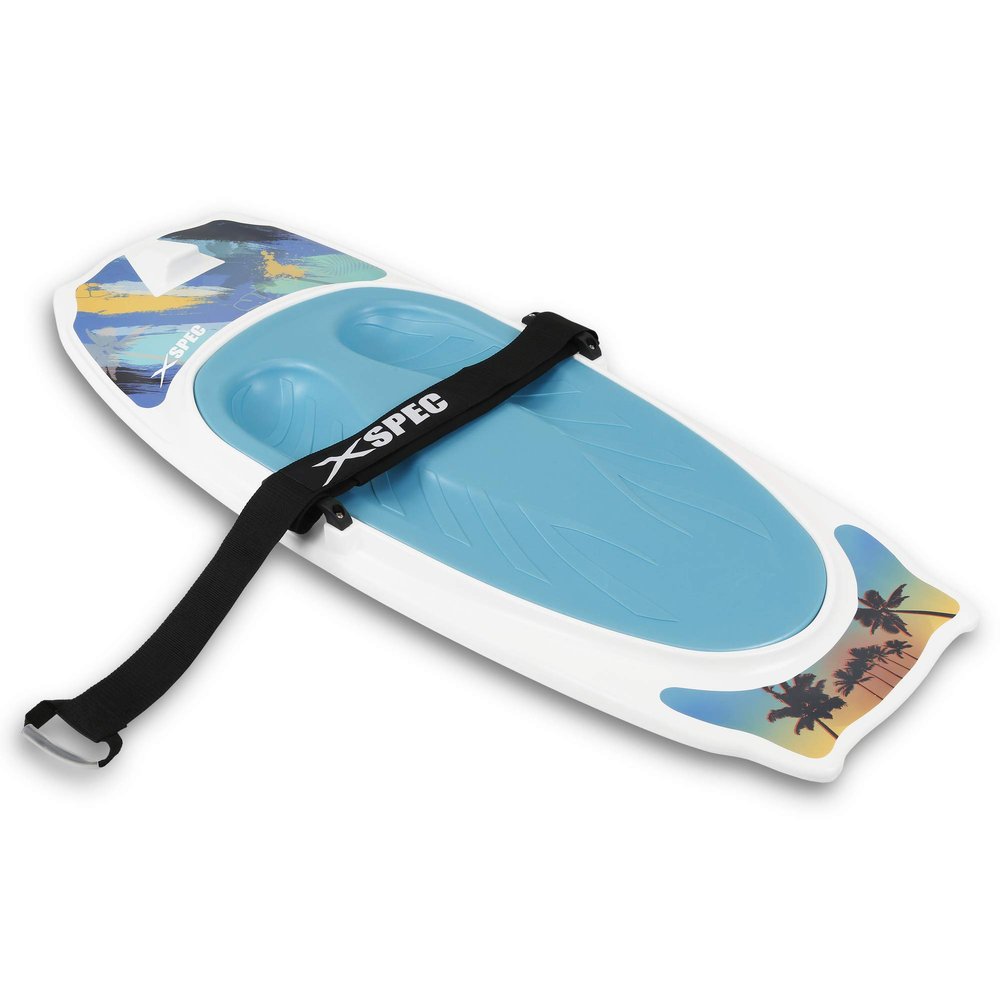 Xspec Kneeboard with Hook for Knee Surfing Boating Waterboarding with Padded Foam Surface, Black