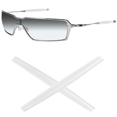 Mryok Replacement Earsocks for Oakley Probation Sunglasses - White