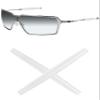 Mryok Replacement Earsocks for Oakley Probation Sunglasses - White view 1