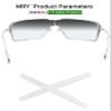 Mryok Replacement Earsocks for Oakley Probation Sunglasses - White view 2