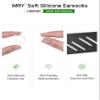 Mryok Replacement Earsocks for Oakley Probation Sunglasses - White view 4