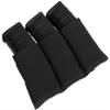 KRYDEX Molle 5.56mm Single/Double/Triple Magazine Pouch Speed Mag Pouches for .223 5.56 Magazine (BK-Triple Pouches) view 2