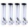 Amarine Made 4Pcs Lower Clamp Fishing Pole Rod Holder for Boat, Stainless Clamp on Fishing Rod Holder for Rails 7/8" to 1" view 1