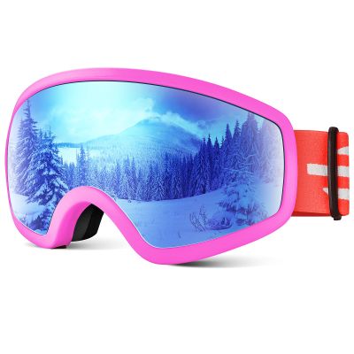 LOEO Kids Ski Goggle, Snow Ski Goggles for Kids Youth Teens Boys and Girls from 5-14