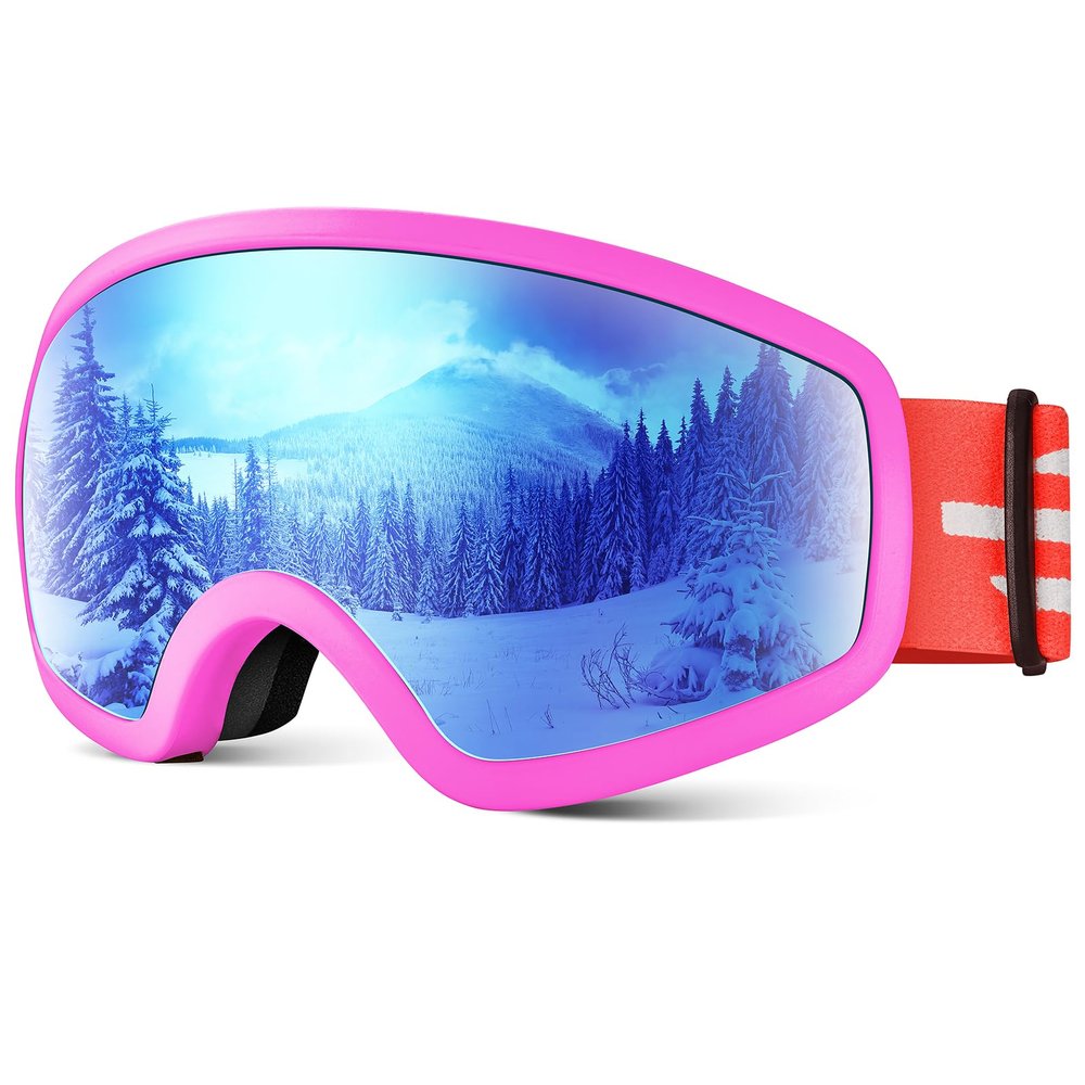 LOEO Kids Ski Goggle, Snow Ski Goggles for Kids Youth Teens Boys and Girls from 5-14