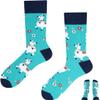 TODO Colours Funny Socks for Men, Women - Cool and Crazy Socks Novelty Gifts - Fancy Designs (Alpaca, 39) view 1