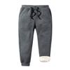 ZGZZ7 Men's Winter Warm Fleece Pants Sherpa Lined Sweatpants Active Thermal Running Joggers Pants (Grey, XL) view 1