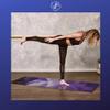 June & Juniper Travel Yoga Mat Foldable Lightweight - Thin Light Non-Slip Travel Yoga Mat Eco (Dream Last Night) view 3