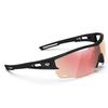 TOREGE Polarized Sports Sunglasses for Men Women - UV Protection Cycling Sunglasses for Running Fishing Cycling Driving Baseball Golf Glasses TR90 Frame TR21 Sniper (Bright Black&Black&Red Revo Lens) view 1