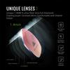 TOREGE Polarized Sports Sunglasses for Men Women - UV Protection Cycling Sunglasses for Running Fishing Cycling Driving Baseball Golf Glasses TR90 Frame TR21 Sniper (Bright Black&Black&Red Revo Lens) view 2