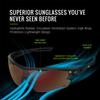 TOREGE Polarized Sports Sunglasses for Men Women - UV Protection Cycling Sunglasses for Running Fishing Cycling Driving Baseball Golf Glasses TR90 Frame TR21 Sniper (Bright Black&Black&Red Revo Lens) view 3