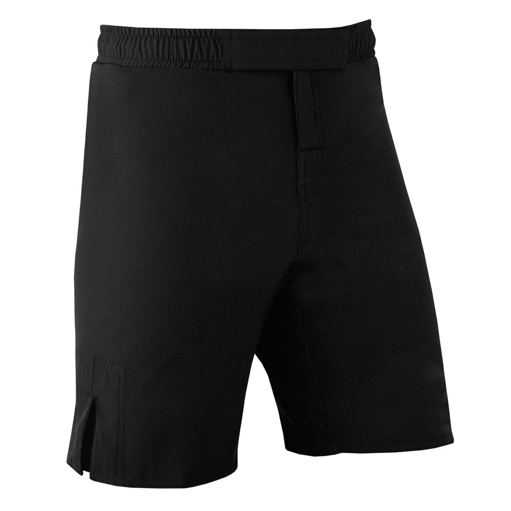 ROAR Kids Mixed Martial Arts MMA Short BJJ Training Muay Thai Workout (Black, Y-Large)