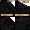 ROAR Kids Mixed Martial Arts MMA Short BJJ Training Muay Thai Workout (Black, Y-Large) view 4