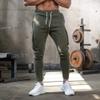 MECH-ENG Men's Active Tack Jogger Pants Fitness Tapered Sweatpants Slim Fit Trousers with Zipper Pockets(Army Green Small) view 3