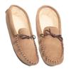 Mokkers Mens Jake Real Suede Moccasin Slippers (9 US) (Light Taupe) view 3