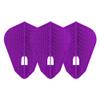 LSTYLE Dart Flights: L9d PRO Fantail - Dimple Texture - for Soft Tip and Steel Tip Darts - Deep Purple view 1
