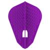 LSTYLE Dart Flights: L9d PRO Fantail - Dimple Texture - for Soft Tip and Steel Tip Darts - Deep Purple view 2