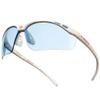 Gearbox Slim Vision Eyewear Protection with Hard Case Blue Lens | Pickleball | Racquetball view 1