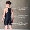 Elite Sports Kids Wrestling Youth Singlet, Standard Boys Wrestling Singlets (Black, Small) view 3