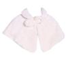 LeJulyeekay Girls Princess Faux Fur Flower Girl Bolero Shrug Party Wedding Capelet Dress Up view 1