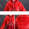 Flower Girl Cape Princess Faux Fur Bolero Shrug Shoulder Cape Shawl Wrap Capelet view 4