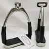 Lift Sports Offset Horse Flexible Safety Polish Stirrups (4.75) Riding Bendy Iron Steel view 3