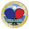 Crown Awards Pickleball Gold Rhinestone Pin, Gold Pickleball Pins, 100 Pack Prime view 1