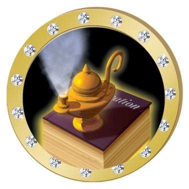 Crown Awards Scholastic Gold Rhinestone Pin, Gold Academic Pins, 100 Pack Prime
