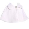 LeJulyeekay Girls Princess Faux Fur Wrap Shawl Flower Girls Bolero Shrug Princess Party Cape view 1