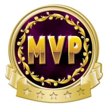 Crown Awards MVP Banner Pin, Gold MVP Pins, 100 Pack Prime