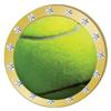 Crown Awards Tennis Ball Gold Rhinestone Pin, Gold Tennis Pins, 100 Pack Prime view 1