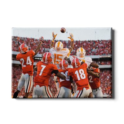 College Wall Art Tennessee Volunteers - The Catch TN vs. GA