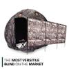 Rukket Hunting Blind, Ground Blind Stand for Deer, Turkey, Duck Hunting (Hunting Blind + Ground Blind + Stool) view 2