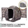Rukket Hunting Blind, Ground Blind Stand for Deer, Turkey, Duck Hunting (Hunting Blind + Ground Blind + Stool) view 4