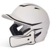 CHAMPRO mens Legend Plus HX Batting Helmet, White, Black, Medium US view 1