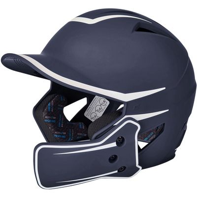 CHAMPRO HX Legend Plus Performance Baseball Batting Helmet with Removeable Jaw Guard in Two-Tone Color Matte Finish Medium