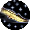 Crown Awards Gold Winged Foot Gold Rhinestone Pin, Gold Running Pins, 100 Pack Prime view 2