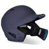 CHAMPRO mens Gamer Plus with Reversible Jaw Guard HX Batting Helmet, Navy, Medium US view 2