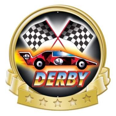 Crown Awards Derby Banner Pin, Gold Derby Pins, 100 Pack