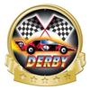 Crown Awards Derby Banner Pin, Gold Derby Pins, 100 Pack view 1